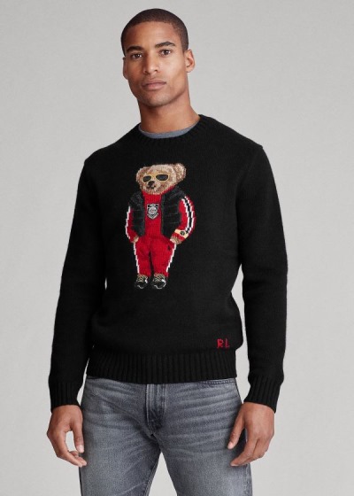 Men's Polo Ralph Lauren Lunar New Year Bear Sweater | 573604SIT